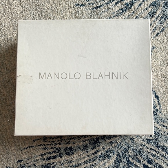 Manolo Blahnik Gold Metallic Boots - Picture 8 of 11